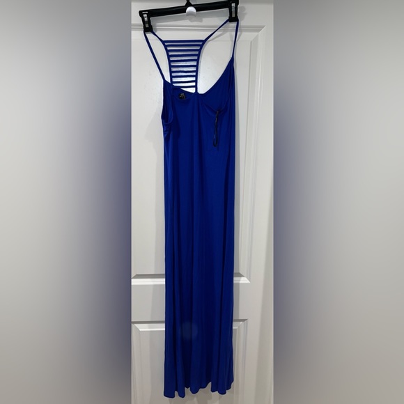Forever 21 Royal Blue Maxi Dress women size S - Picture 2 of 3